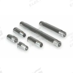 TEMPCO Bayonet Adapter: Adapter, Bayonet (MPN TCA-104-105). Key specifications — Product Type: Adapter; Connector Type: Bayonet; Brand: TEMPCO; Color: Silver; Body Material: Plated Steel; Manufacturer Part Number: TCA-104-105.