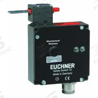 EUCHNER Safety Interlock Switch: TZ Series, 4NC (MPN TZ1RE024BHA-C1903). Key specifications — Brand: EUCHNER; Manufacturer Part Number: TZ1RE024BHA-C1903; Actuating Key Type: Hinge; Contact Form: 4NC; Key Hole Location: Right; Series: TZ; Terminal Connection Type: MR10.