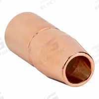 BERNARD Nozzle: AccuLock S, 5/8 in, Conical, Flush, Copper (MPN N-A5800C). Key specifications — Insulation Type: Self-Insulated; Duty Rating: Heavy Duty; Nozzle to Tip Relationship: Flush; For Contact Tip Series: AccuLock S; Manufacturer Part Number: N-A5800C; Brand: BERNARD.