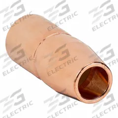 BERNARD Nozzle: AccuLock S, 5/8 in, Conical, Flush, Copper (MPN N-A5800C). Key specifications — Insulation Type: Self-Insulated; Duty Rating: Heavy Duty; Nozzle to Tip Relationship: Flush; For Contact Tip Series: AccuLock S; Manufacturer Part Number: N-A5800C; Brand: BERNARD.