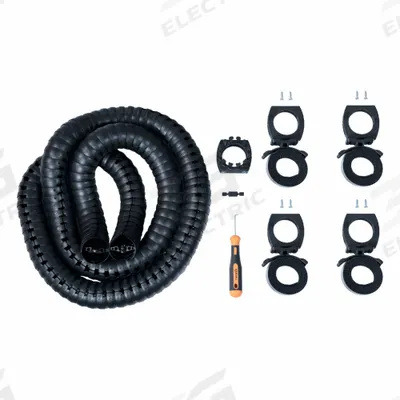 TRIFLEX R Robot Cable Management Kit: TRE, 13 mm Max Cable Dia, 4.1 ft - Multiaxis Cable & Hose Carrier Kits