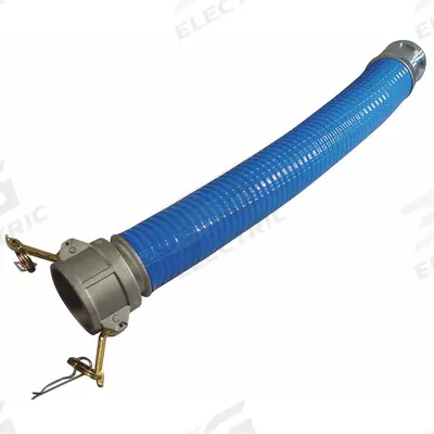 BOSTON Water Suction and Discharge Hose: 2 1/2 in Hose Inside Dia., 300 psi, Blue - Vinyl Nitrile Water Suction & Discharge Hose Assemblies with Vinyl Nitrile Cover & Wire Helix Reinforcement
