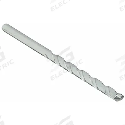 BOSCH Round Hammer Drill: 1/8 in Drill Bit Size, 2 in Max Drilling Dp - Round-Shank Masonry Drill Bits