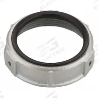 RACO Insulating Bushing: Iron, Zinc Plated, 4 in Trade Size, 15/16 in Overall Lg, Insulated (MPN 1129). Key specifications — Insulated: Yes; Brand: RACO.