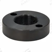 ENERPAC Rectangular Mounting Flange: 1 1/2 in Bore Dia., UN-2B, 1 1/2"-16 Thread Size, Steel (MPN AW53). Key specifications — attr95491: 1-1/2"-16; attr95490: UN-2B; attr95492: Steel; attr95493: Brass GIB Set Screw; attr98885: ENERPAC.
