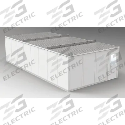 PORTA-FAB Modular In-Plant Office: 32 ft x 16 ft x 8 ft, 4 Walls, Vinyl-Covered Drywall - 4-Wall Unassembled In-Plant Offices