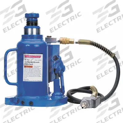 WESTWARD High-Clearance Bottle Jacks: Steel, Manual Handle, Air/Mechanical