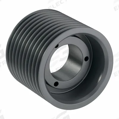 APPROVED VENDOR V-Belt Pulley: 3V530, 10 Groove, 5.3 in OD, Bushed Bore - Bushed-Bore Cast-Iron Wedge V-Belt Pulleys