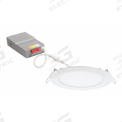 JUNO LIGHTING Downlight Retrofit Kit: 6 in Dia, 970 lm, 2700K/3000K/3500K/4000K/5000K - Low-Profile Canless Downlights