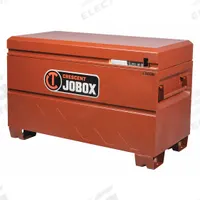 CRESCENT JOBOX Jobsite Box: 24 in W x 48 in D x 30 3/4 in H, 16.7 cu ft, Padlock, Brown (MPN 2-654990). Key specifications — attr1116233: Brown; attr1116253: CRESCENT JOBOX; attr1222022: Padlock - Lock not included.