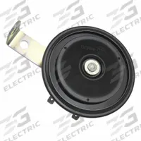 FIAMM Electric Horn: 12V DC, High Tone, Electric, Black, Unfinished, 108 dBA Sound Level - Max (MPN 52220). Key specifications — Type: High Tone; Brand: FIAMM; Compatible Vehicle Type: Motorcycles; Finish: Unfinished; Includes: L-Mounting Bracket; Color: Black.