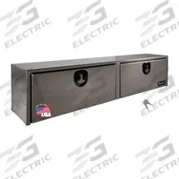BUYERS PRODUCTS Topside Truck Box: Topside Truck Box, Double Drop-Down Doors Lid, 72 in Overall Wd (MPN 1751663). Key specifications — Brand: BUYERS PRODUCTS; Color: Silver; Lock Type: Keyed.