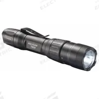 PELICAN Rechargeable Flashlight: Rechargeable, 944 lm, 3.15 hr Run Time at Max. Brightness, Black (MPN 7600). Key specifications — Brand: PELICAN; Switch Location: Tail; Battery Requirements - Broad: Includes Rechargeable.