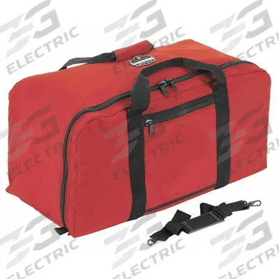 ERGODYNE Duffel Bag: 30 in L x 15 in W x 15 in D, Nylon, Red, 11-20 in/30+ in - Medical Duffel Bags