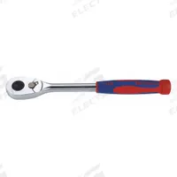 WESTWARD Hand Ratchet: Pear, Reversible, 6 3/4 in Overall Lg, Chrome, 4.3° Min Arc Swing (MPN 54RY23). Key specifications — attr1205598: Reversible; attr1205605: Quick-Release Included; attr1205626: Chrome; attr1205607: Pear; attr1205624: WESTWARD.