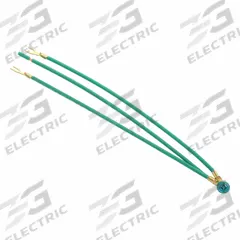 IDEAL Grounding Pigtail: Copper, Green, Fastening Ground Conductor, 8 in Overall Lg (MPN 30-3289). Key specifications — For Product Type: Fastening Ground Conductor; Brand: IDEAL; Accessory Type: Grounding Pigtail; Color: Green; Material: Copper.