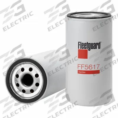 FLEETGUARD Fuel Filter: Spin-On, 5 15/16 in Overall Lg, 3 1/16 in Outside Dia - Spin-On Fuel Filters