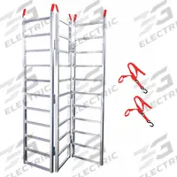 BLACK WIDOW Truck Ramp: 0.75 ton Load Capacity, Tri-Folding, Aluminum, 77 in Overall Lg (MPN TF-7754). Key specifications — For Vehicle Type: ATVs; Ramp Material: Aluminum; Adjustability: Tri-Folding; Brand: BLACK WIDOW.