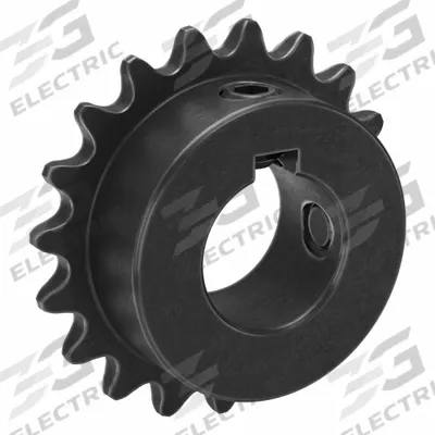 TRITAN Roller Chain Sprocket: 25, For 1/4 in Chain Pitch, 5/8 in Bore Dia, 19 Teeth - Size 25 Fixed-Bore Roller Chain Sprockets