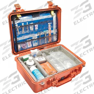 PELICAN Protector Case: 20 11/16 in L x 17 3/16 in W x 8 3/8 in D, Polypropylene - Medical Hard Sided Cases