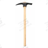 VAUGHAN Mattock Pick: Iron Head, 4 1/2 in Adze Lg, 2 1/4 in Adze Wd, 4 1/2 in Pick Lg, Wood Handle (MPN HMP). Key specifications — Product Type: Pick Mattock; Handle Material: Wood; Head Material: Iron; Manufacturer Part Number: HMP.