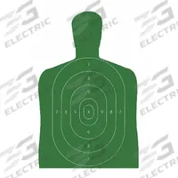 ACTION TARGET Shooting Range Targets: Paper, Silhouette Target, 35 in Ht, 23 in Wd, Green, 50 PK (MPN B-27E GREEN-50). Key specifications — Color: Green; Target Style: Silhouette; Target Grouping: Scoring and Qualification; Material: Paper; Brand: ACTION TARGET.