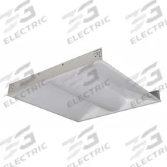 LUMINATION Recessed Troffer: 2 ft Lg, 2 ft Wd, 3,300 lm, 5000K, 29 W, 120 to 277V AC, No Sensor (MPN LVT22B033MM850VQLTWHTE). Key specifications — attr1261884: 120 to 277V AC; attr1261878: LUMINATION; attr1261883: (2) Lamp T8; attr1261870: 5000K; attr1261880: Yes.