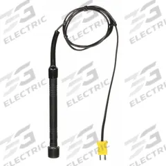 APPROVED VENDOR Surface Temperature Probe: 32°F to 500°F /0°C to 260°C, Type K, Rounded Tip (MPN 4JPL9). Key specifications — Brand: APPROVED VENDOR; Handle Type: Straight.