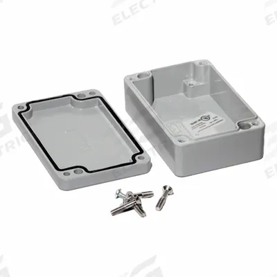 HAMMOND Enclosure: Die-Cast Aluminum, 3 in x 2 in x 1 in, NEMA 12/13/4/4X/6/6P - Fiberglass Submersible Enclosures