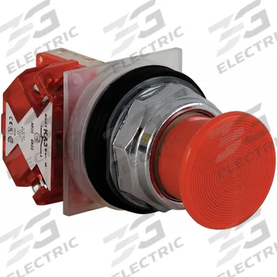 SCHNEIDER Mushroom Head Push Button: Non-Illuminated, Mushroom Head Profile, Non-Metallic - Mushroom-Head Push Buttons