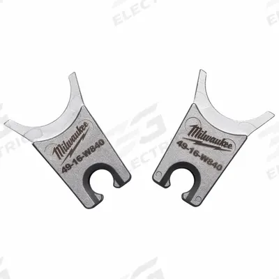 MILWAUKEE Upper and Lower Crimping Die: W Style Dies, For Use With 2678-20 - Milwaukee Replacement Crimping Dies