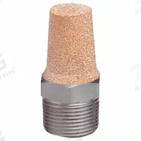 ARROW PNEUMATICS Muffler: 1 1/4 in NPT, 154 scfm, Steel, 40 micron, Bronze, 105 dB NRR (MPN ASP - 10). Key specifications — attr124412: ARROW PNEUMATICS; attr124418: Bronze; attr124422: Bronze; attr124426: Steel.