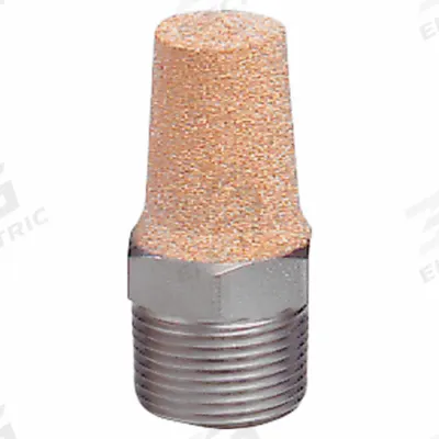 ARROW PNEUMATICS Muffler: 1 1/4 in NPT, 154 scfm, Steel, 40 micron, Bronze - Pneumatic Exhaust Mufflers