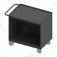 WESTWARD General Purpose Steel Mobile Workstation: 42 1/8 in x 24 1/4 in, Steel, Gray, Steel (MPN 3111-95W). Key specifications — Included Components: Handle on Side; Assembly: Fully Assembled; Brand: WESTWARD.