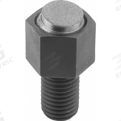 KIPP Threaded Gripper w/Diamond Pad: Diamond Grit over SS, M12, 40 mm Thread Lg - Threaded Grippers with Abrasive Diamond Pad