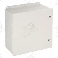 HOFFMAN Enclosure: Steel, 10 in x 10 in x 6 in, NEMA 12/4, Solid Cover, Hinged (MPN A10106CHFL). Key specifications — Closure Method: 1/4-Turn Latch; Brand: HOFFMAN; Knockouts: Not Included.