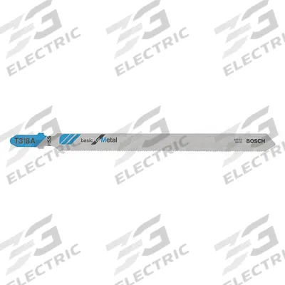 BOSCH Jigsaw Blade: 24, 132 mm Blade Lg, Bi-Metal, High Speed Steel, T Shank - Metal-Cutting Blades