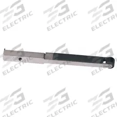 DYNABRADE Contact Arm: 1/2 in Belt Wd, 13 in Belt Lg, Mini-Dynafile Series, 7/16 in Wheel Dia, Steel (MPN 15031). Key specifications — attr1320326: 15013; attr1320321: Crowned; attr1320325: 15031; attr1320329: DYNABRADE; attr1320328: Yes.