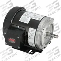 LEESON General Purpose Motors: C-Face/Universal Mount, Totally Enclosed Fan Cooled, 1/3 hp (MPN 056T34F15665). Key specifications — Brand: LEESON; Nameplate Voltage @ 60 Hz: 208-230/460V AC; Full Load Current @ 60 Hz: 1.8-1.8/0.90 A; Nameplate RPM @ 60 Hz: 3,450 RPM; Motor Enclosure: TEFC.