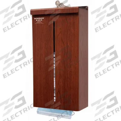 BOWMAN DISPENSERS Respiratory Equipment Dispenser: ABS Plastic, Cherry - Disposable Mask Dispensers
