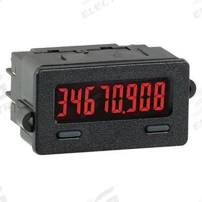 RED LION Time Meter: 999,999 Display Span - Min, 110 V AC – 24 V AC, 11 V DC – 36 V DC - Time Digital Panel Meters