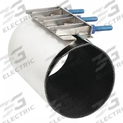 SMITH-BLAIR Repair Clamp: For 8 in Pipe, 12.5 in Overall Lg, 304 Stainless Steel (MPN 26100086312000). Key specifications — Brand: SMITH-BLAIR; Bolt Material: 304 Stainless Steel; Maximum Operating Pressure: 150 psi; Maximum Vacuum Pressure: 10 psi; Gasket Material: Nitrile Rubber.