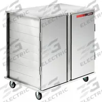 CARLISLE DINEX Meal Delivery Cart: 24 Trays, Pass-Through, 2 Doors, Stainless Steel, NSF Certified (MPN DXPICTPT242D). Key specifications — Manufacturer Part Number: DXPICTPT242D; Brand: CARLISLE DINEX; Caster Configuration: (2) Swivel with Brakes; Color: Silver; Material: Stainless Steel; Pass-through / Non-Pass-through: Pass-Through; Insulated: No; Product Type: Meal Delivery Cart.