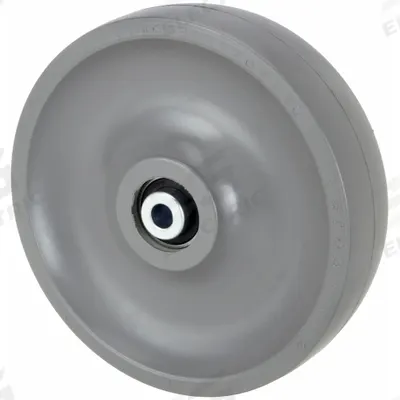 APPROVED VENDOR Caster Wheel: 8 in Wheel Dia., 2 in Wheel Wd, Elastomer, 1,800 lb Load Rating - Ergonomic Elastomer Tread Wheels