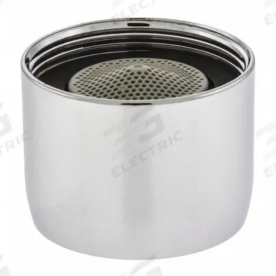 NEOPERL Outlet: 1.5 gpm Flow Rate, Laminar Flow Outlet, Brass, Chrome Finish - Faucet Aerators & Outlets