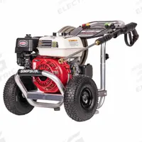 SIMPSON Gas-Powered Pressure Washer: Medium Duty, Cart, 3,600 psi, 2.5 gpm, Honda Engine (MPN 60689). Key specifications — attr1034381: Honda; attr1037666: SIMPSON.