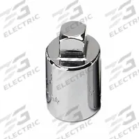 SK PROFESSIONAL TOOLS Socket: SAE, 3/8 in Drive Size, 3/16 in Socket Size, Male Pipe Plug, Std (MPN 41446). Key specifications — attr1205902: SK PROFESSIONAL TOOLS; attr1205906: Chrome; attr1205907: Not Tether Capable.