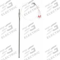 LOVE Surface Temperature Probe: -328°F to 1,202°F /-200°C to 650°C, ±0.3°C/0.12 ohm @ 0°C (MPN RTD-6418). Key specifications — Cable Length: 2 ft 10 in; Brand: LOVE; Accuracy: ±0.3 °C/0.12 ohm @ 0 °C.