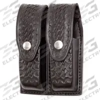 GOULD & GOODRICH, INC. Magazine Pouch: Black, Leather, Basket Weave, Snap Closure (MPN B627-4W). Key specifications — attr188437: Black; attr188438: Leather; attr188431: Magazine Pouch.