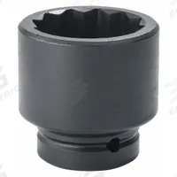 PROTO Impact Socket: 1 in Drive Size, SAE, 1 11/16 in Socket Size, 12-Point, Std, Black Oxide (MPN J10027T). Key specifications — attr1215501: PROTO; attr1215515: Black Oxide; attr1215518: 1-11/16 in.